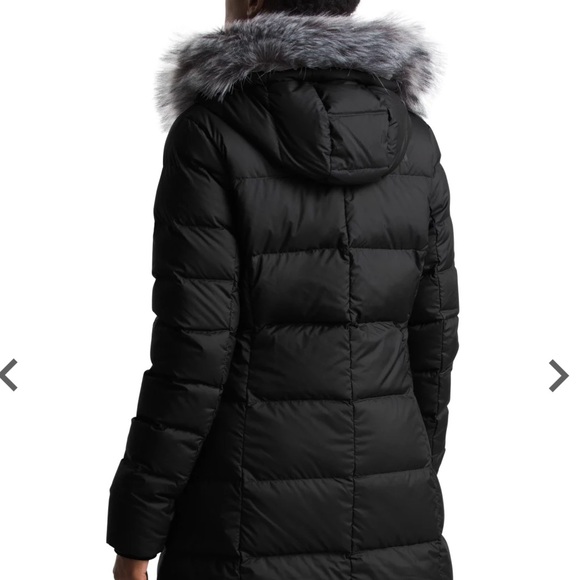 North face long winter jacket